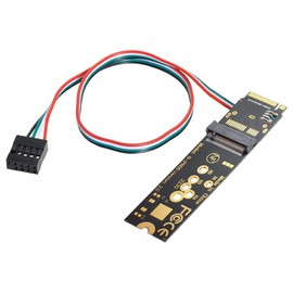 chenyang CY NGFF Key-A/E Wireless Card to PCI-E M.2 NGFF Key-M NVME SSD Adapter for AX200 Wifi 6 Bluetooth 5.1