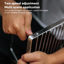 Stainless Steel Adjustable Height Folding Camping Grate Thicker Camp Fire Cooking Racks Backpacking Grill