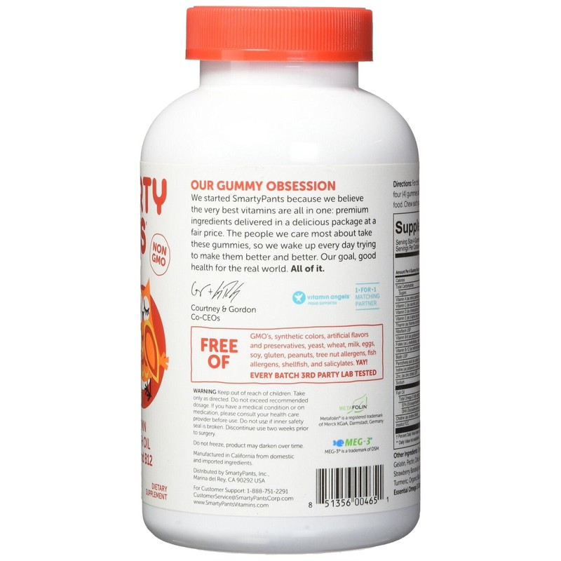 Miss Smarty Pants Smarty Pants Kids Complete Multi-Vitamin, 180 Gummies