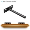 YEYIT 4 Pcs Floating Shelf Brackets, 4 Inch Solid Steel