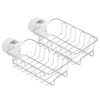 2Pcs Faucet Storage Rack Stainless Steel Sink Caddy Organizer Soap