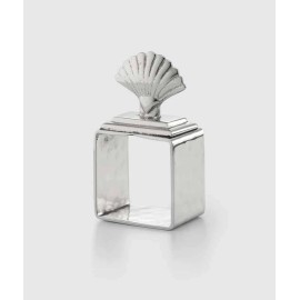 Mary Jurek SHELL Napkin Ring Set New in box- Set of 4