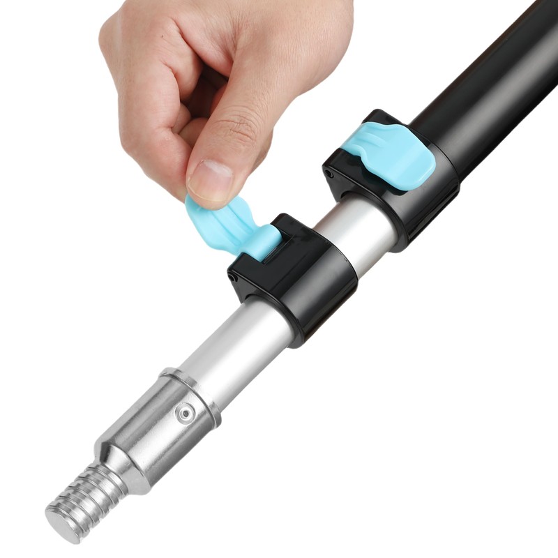 Bates- Extension Pole, 2.4 to 6 Ft Pole, Black &