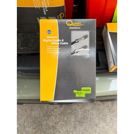 Quest Technology International Digital Audio and Video Cable 50 Feet MD4P to MD4P Quest Technologies