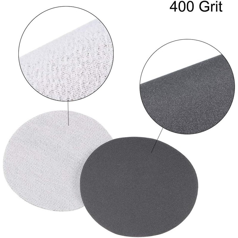 TOP-VIGOR 30Pcs 75mm Wet and Dry Sanding Discs, 400 Grit