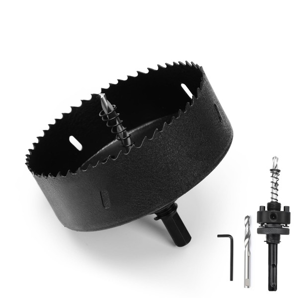 Hole Saw 125 mm, Bi-Metal Hole Saws with SDS Plus