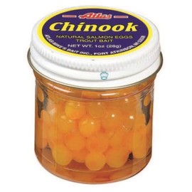 Atlas Mike's Chinook Cheese Salmon Fishing Bait Eggs, 1-Ounce, Yellow