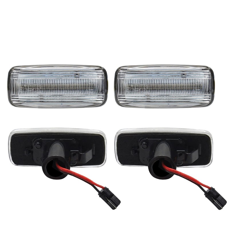 SHINEFIT LED 4PCS Dual Bed Fender Side Marker Light Compatible