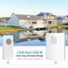 Wireless Door Bell, SURNICE IP55 Waterproof Doorbell Chime Operating at
