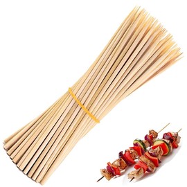 oujilet 60 Pieces Wooden Sticks for Crafts, 30 cm Wooden Sticks Wooden Sticks for Crafts, Craft Sticks for Arts and Crafts Projects