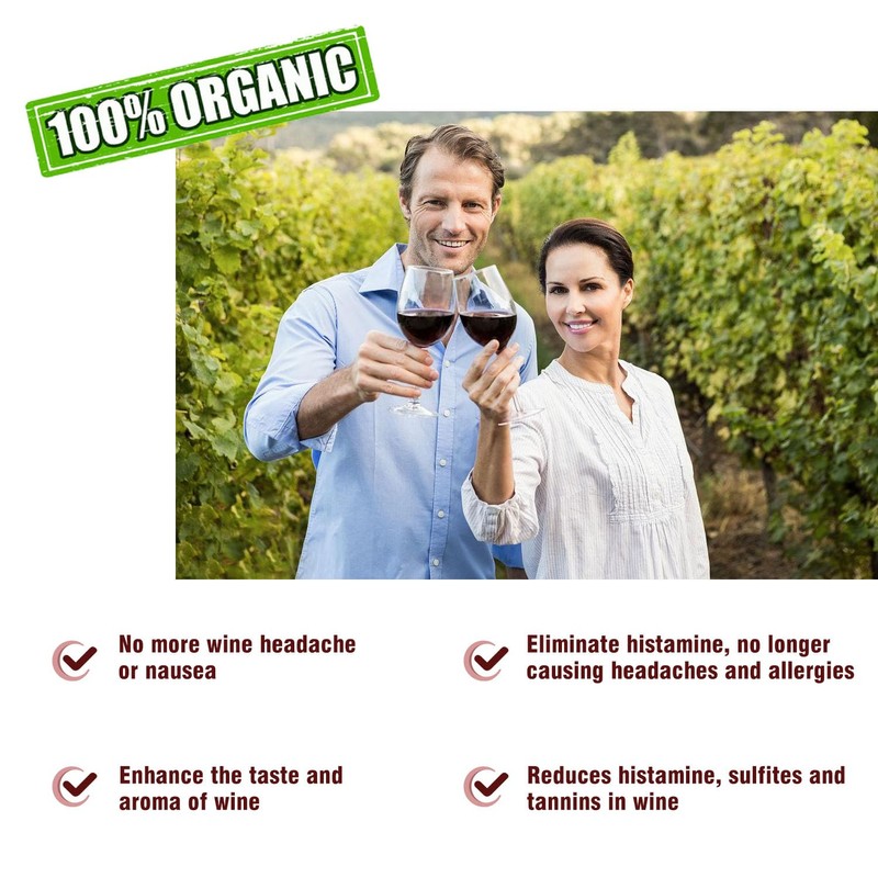 Wine Wand Filter Sulfite Purifier: Wine Filters Remover Histamines Sulfite
