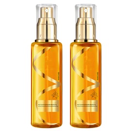 KOAHDE Haaröl, seidig, feuchtigkeitsspendend und stärkend, ätherisches Öl zur Behandlung, ätherische Pflege, weiches Pflegeöl, für trockenes Haar, 2 Stück