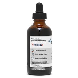Ultra Silver® Colloidal Silver | 5,000 PPM, 4 Oz (118mL) | Mineral Supplement | True Colloidal Silver - with Dropper