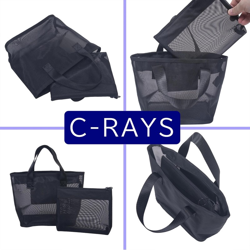 C-RAYS Hot Spring Bag, Mesh Bag, Gym Bag, Spa Bag,