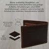 flevado Wild Adler Biker Wallet Full Leather Men's RFID Protection