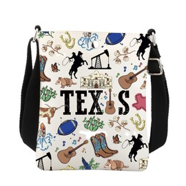 Texas Crossbody Bag Texas Gifts Texas State Gift Texas Welcome Gift Texas Cowgirl Gifts Texas Travel Gifts Texas Shoulder Bag