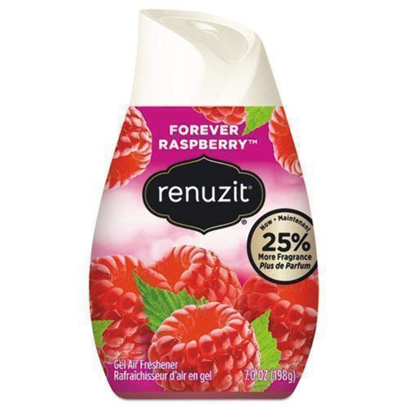 Renuzit Adjustable Solid Gel Air Freshener Cone, Forever Raspberry, Nonstop