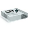Solid Clear Acrylic Block - Decorative Pedestal, Plinth, Riser for
