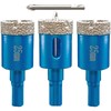 1" (25mm) Diamond Hole Saw Drill Bits Set - Includes