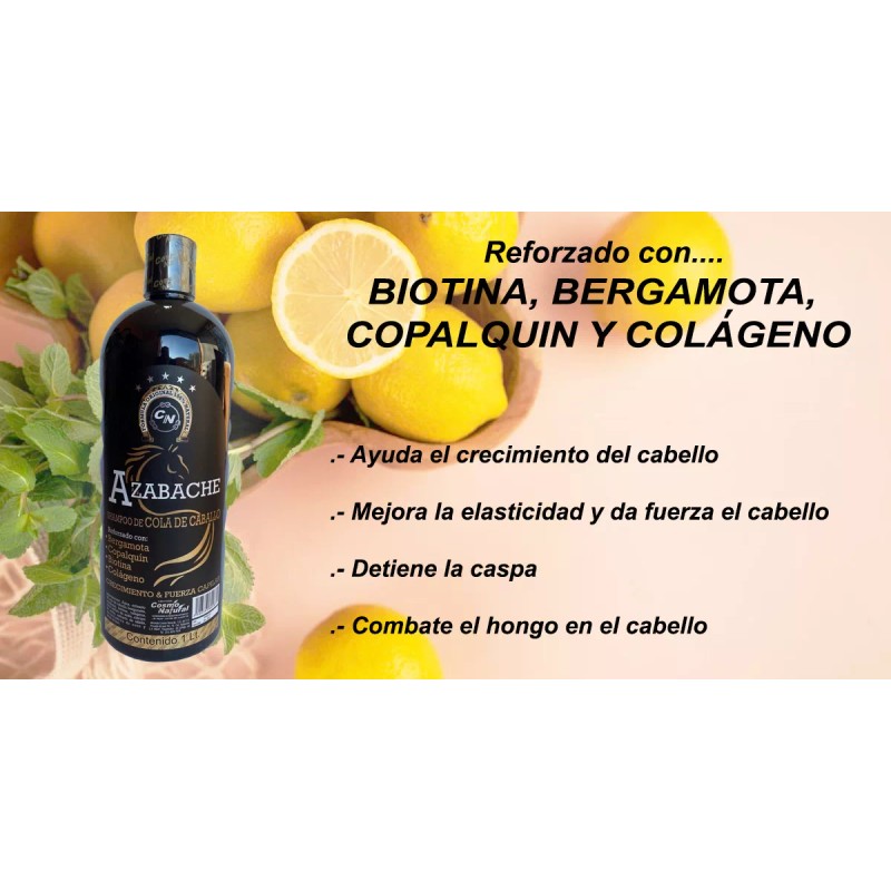 COSMO NATURAL Pack Shampoo Y Acondicionador Azabache 1 Lt C/u