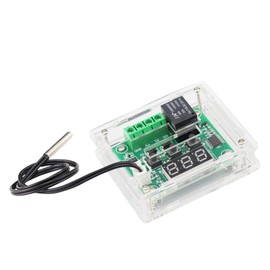 VKLSVAN 2pcs DC 12V XH-W1209 Thermostat Temperature Heat Sensor Switch-50~110℃ Temperature Control Temperature Controller Board Digital LED with Waterproof Sensor Probe with Case