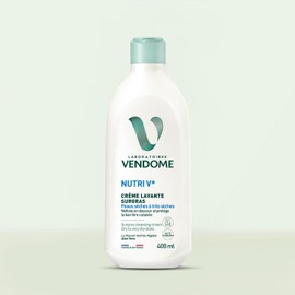 Laboratoires Vendôme - Nutri V+ - Wash Cream - Gently Cleanses & Protects the Barrier - Nourishing & Protective - Enriched with Aloe Vera - Dry to Very Dry Skin - 400 ml