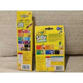 Crayola Silly Scents 6 Washable Markers And 12 Pencil Bundle