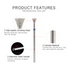 Rolabling Inverted Cone Fan-Shaped Nail Drill Bit Nail Polish Gel
