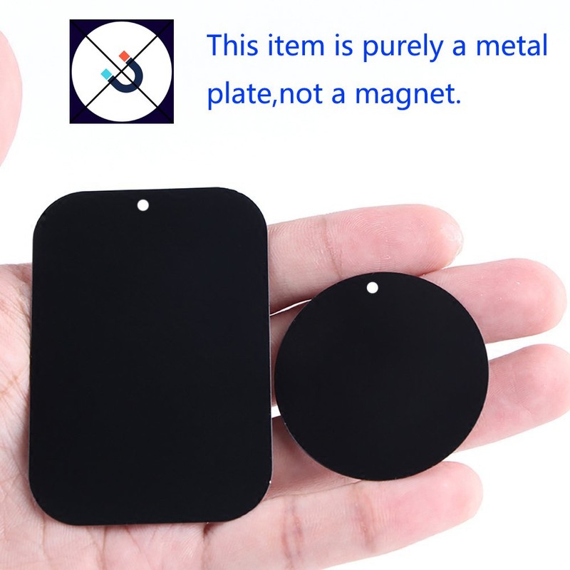 DSTELIN Universal Metal Plate 8 Pack for Magnetic Phone Car