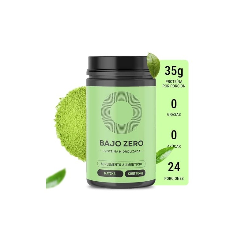 Bajo Zero Wpc Whey. Proteína de suero de leche sabor