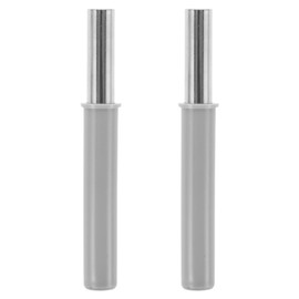 Warmhm 2 x Dustbin Accessories Damping System Household Supply Replacement Damper Soft Closing Tool Damper Made of Stainless Steel Soft Closing System Soft Closing Accessories Stainless Steel Silver