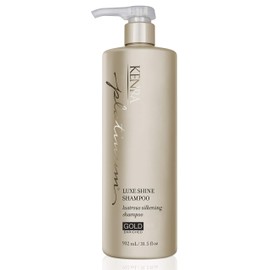 Kenra Platinum Luxe Shine Shampoo | Gold Enriched | Lustrous Silkening Shampoo | Transforms Dull And Lifeless Strands To Glamorous And Full-Bodied Hair | All Hair Types | 31.5 fl. Oz