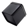 Square Black Metal Tins Empty Cube Steel Box Storage Container