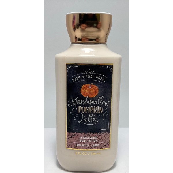 Bath and Body Works Marshmallow Pumpkin Latte Body Lotion New Full Size 8 Ounce