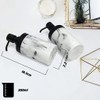 Suanti 2 Pcs Bathroom Marble Soap Dispenser Set-Marble Wide Open,