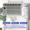 Waterproof Insulated Indoor Air Conditioner Cover for Inside Window AC