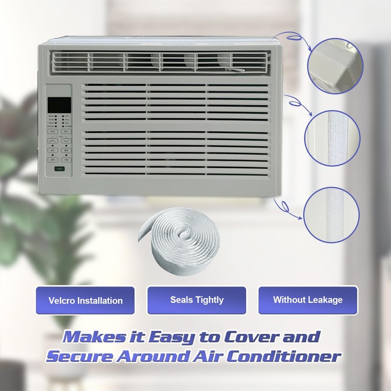 Waterproof Insulated Indoor Air Conditioner Cover for Inside Window AC