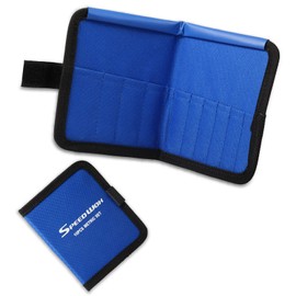 SPEEDWOX 20 Pockets Wrench Tool Storage Bag, Tool Pouch Organizer for Mini Wrenches, Metric and SAE, Portable Tool Organizer with Tote Design, Orange 1680D Oxford Fabric