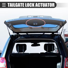 Motoforti Trunk Latch Actuator Assembly, Rear Liftgate Tailgate Lock Actuator, for Toyota Sequoia 2001-2007, Plastic Metal,No.69301-0C010/64680-0C010, Black