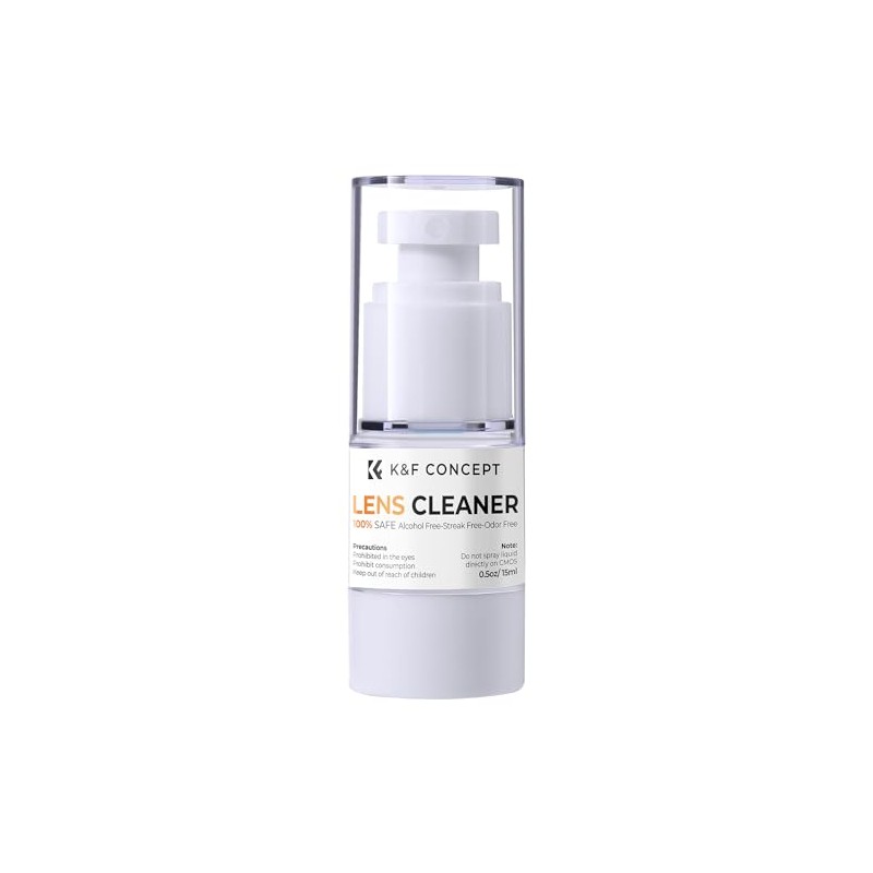 K&F CONCEPT All-in-One Camera Cleaning Kit - Refillable Microfiber Spray