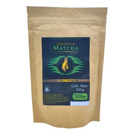 Matcha México Té Matcha Orgánico Ceremonial, Grado Ceremonial, 100 Puro,250g, 80 Tazas                                                                