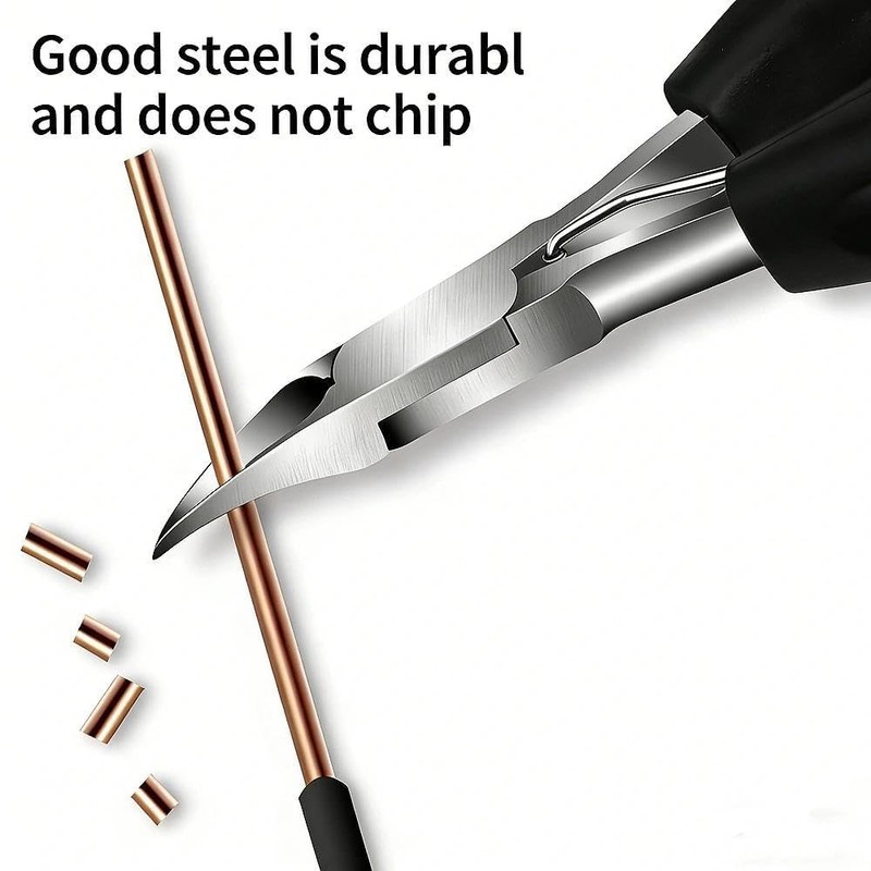 AYZDJ Professional Stainless Steel Ingrown Toenail Clippers - Curved Tip