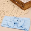 Kenjudess Super Stretchy Nylon Baby Girl Headbands with Big Bows