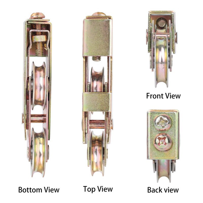 2 Pack Sliding Door Rollers, 1 1/4 Inch Sliding Glass