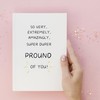JYfeel Proud of You Card with Premium Envelope | Congratulations