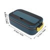 304 Stainless Steel Bento Box Adult Lunch Box Single Layer