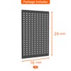 TORACK 3Pcs Metal Pegboard Panels for Garage Wall Utility Tools