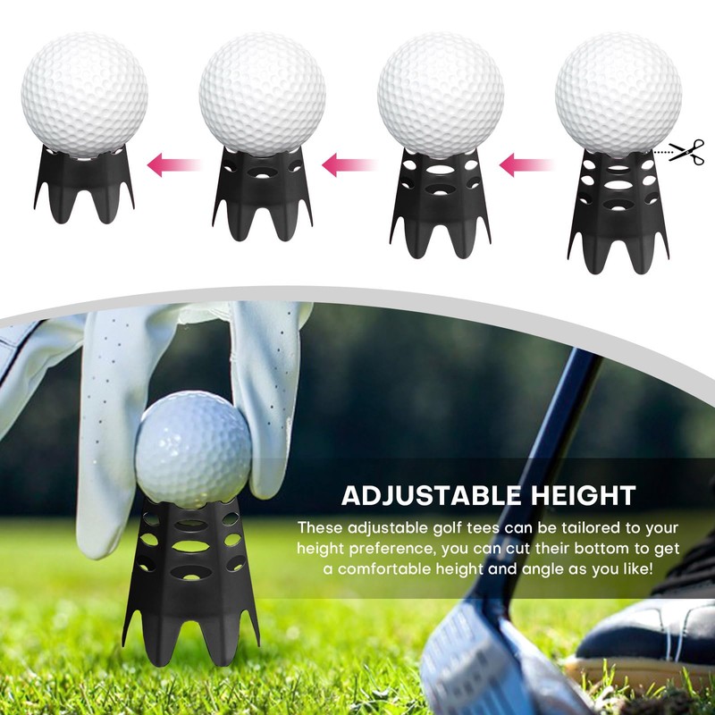 Golf Simulator tees, 24Pcs Plastic Golf Mat Tees for Home,