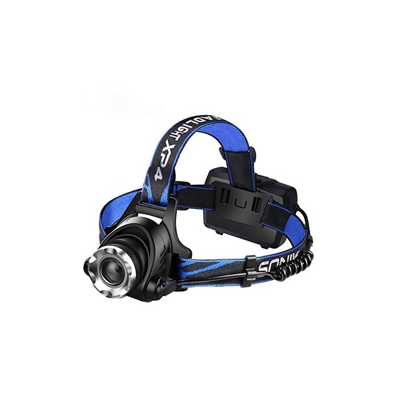 Sonik XP4 NEW Head Torch Carp Fishing and Sea Fishing