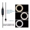 CL Aro De Luz Led Con Soporte Para Celular Selfie
